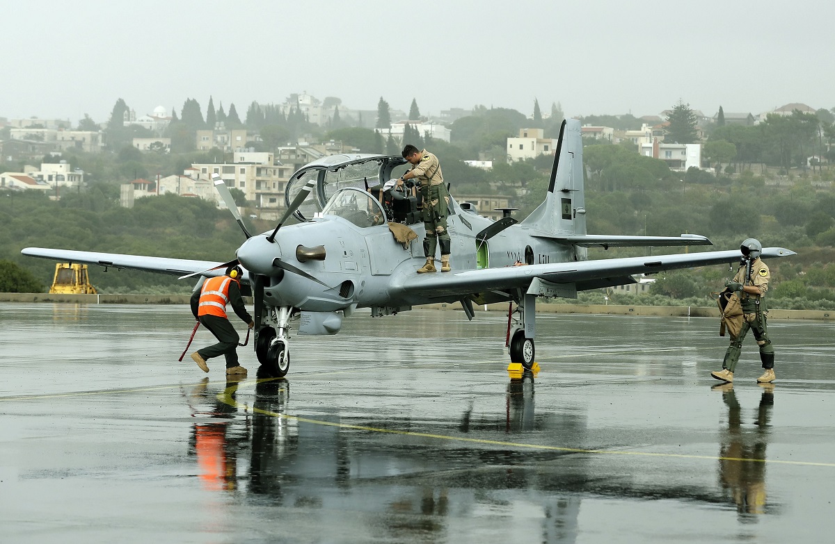 US delivers first A29 Super Tucano aircraft to the US delivers first A29 Super Tucano aircraft to the