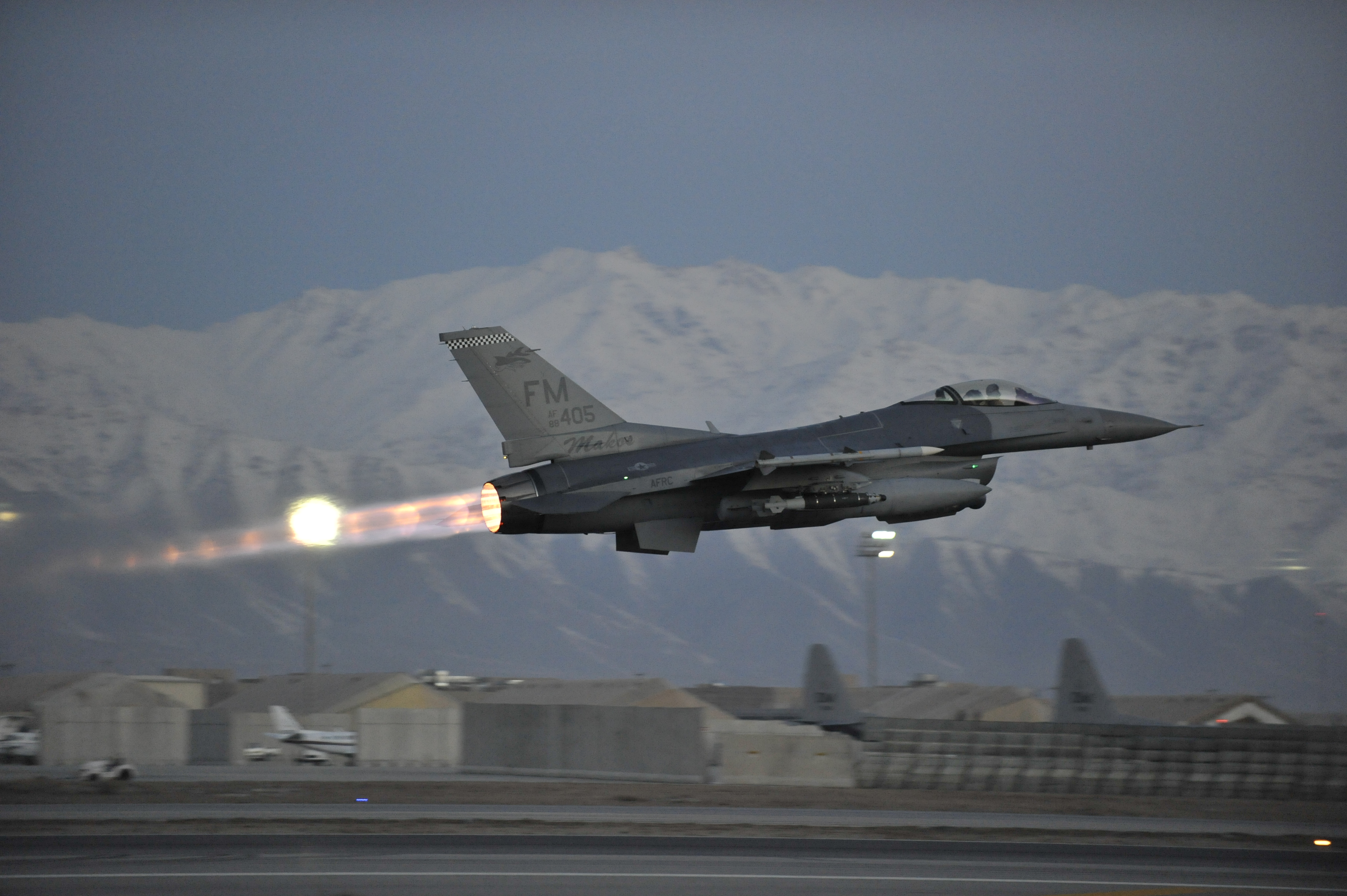 Air Force: Engine failure caused F-16 crash in Afghanistan