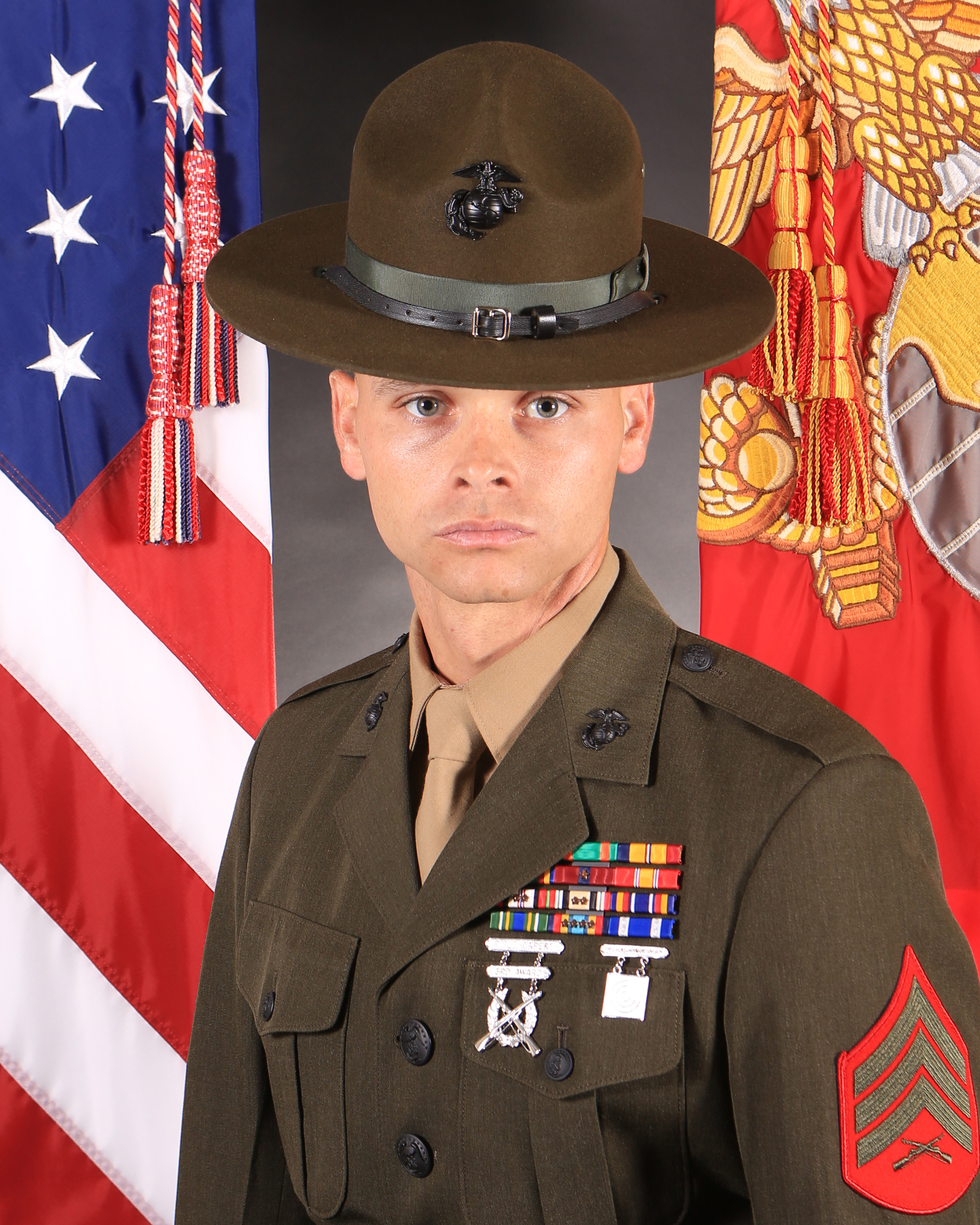 Marine drill instructor killed in hit 