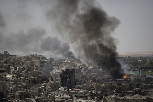 Declassified list shows sites in Mosul with unexploded bombs