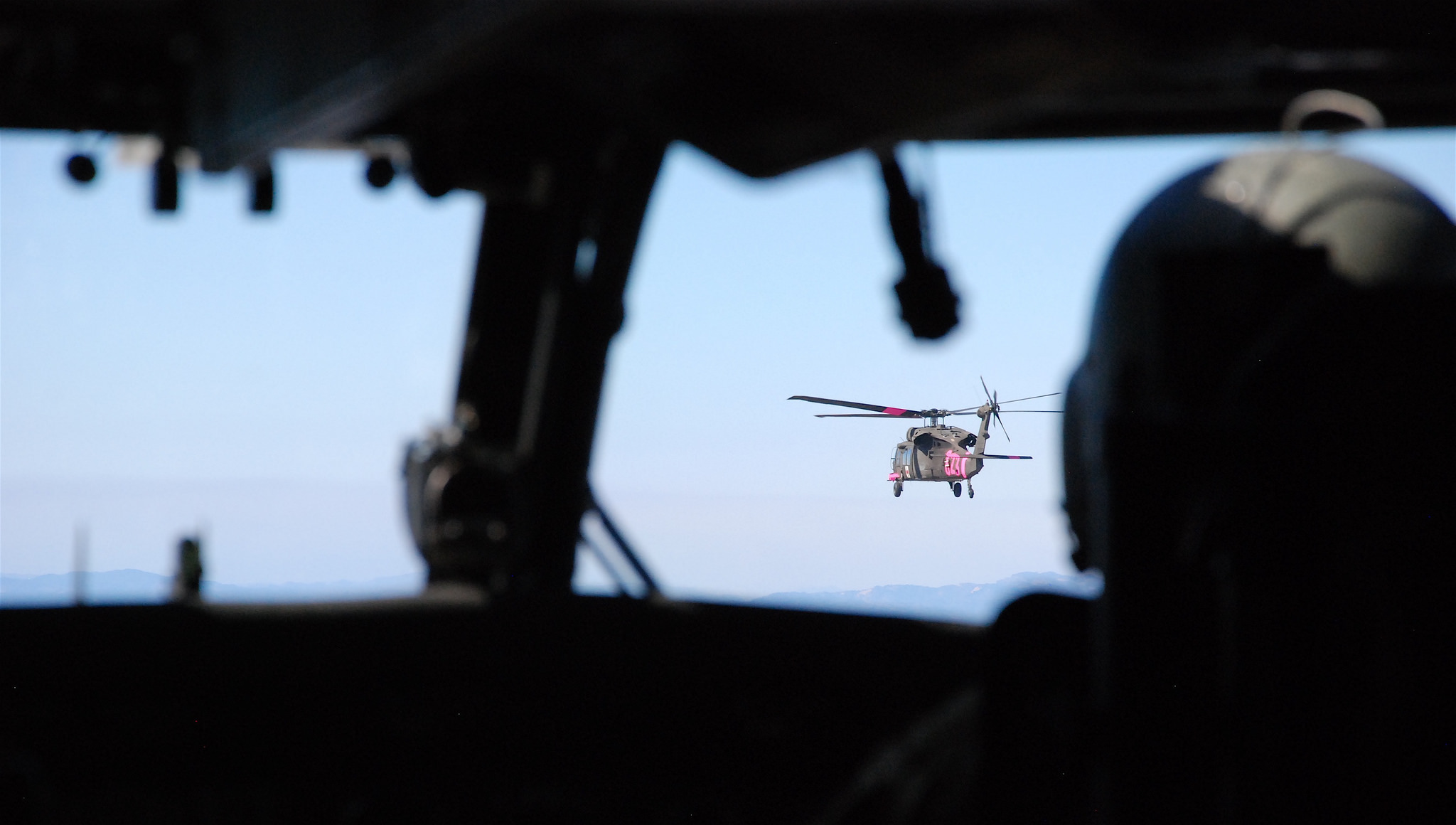 The California National Guard's Adjutant General Maj. Gen. David S. Baldwin joined Gov. Jerry Brown, U.S. Sen. Diane Feinstein, and U.S. Sen. Kamala Harris for an air and ground survey of Northern California fires in and around Santa Rosa, California, Oct. 14, 2017. (Capt. Will Martin/Army National Guard)
