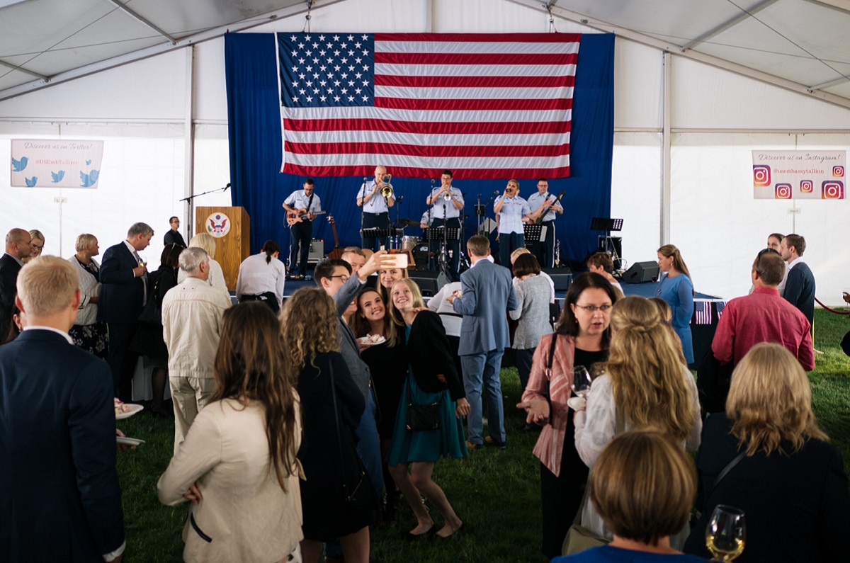 The U.S. Embassy in Tallinn, Estonia celebrates July 4, 2018. (U.S. Embassy in Estonia)