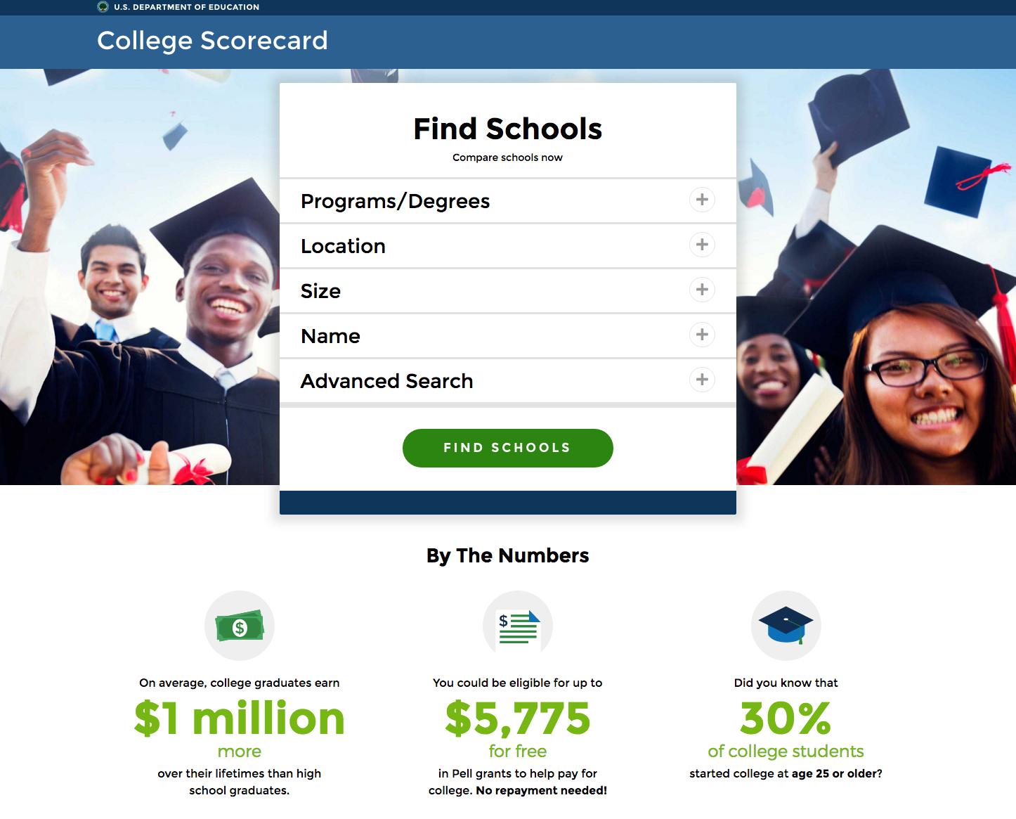 few insights for troops or veterans in the governments college finders compare schools college
