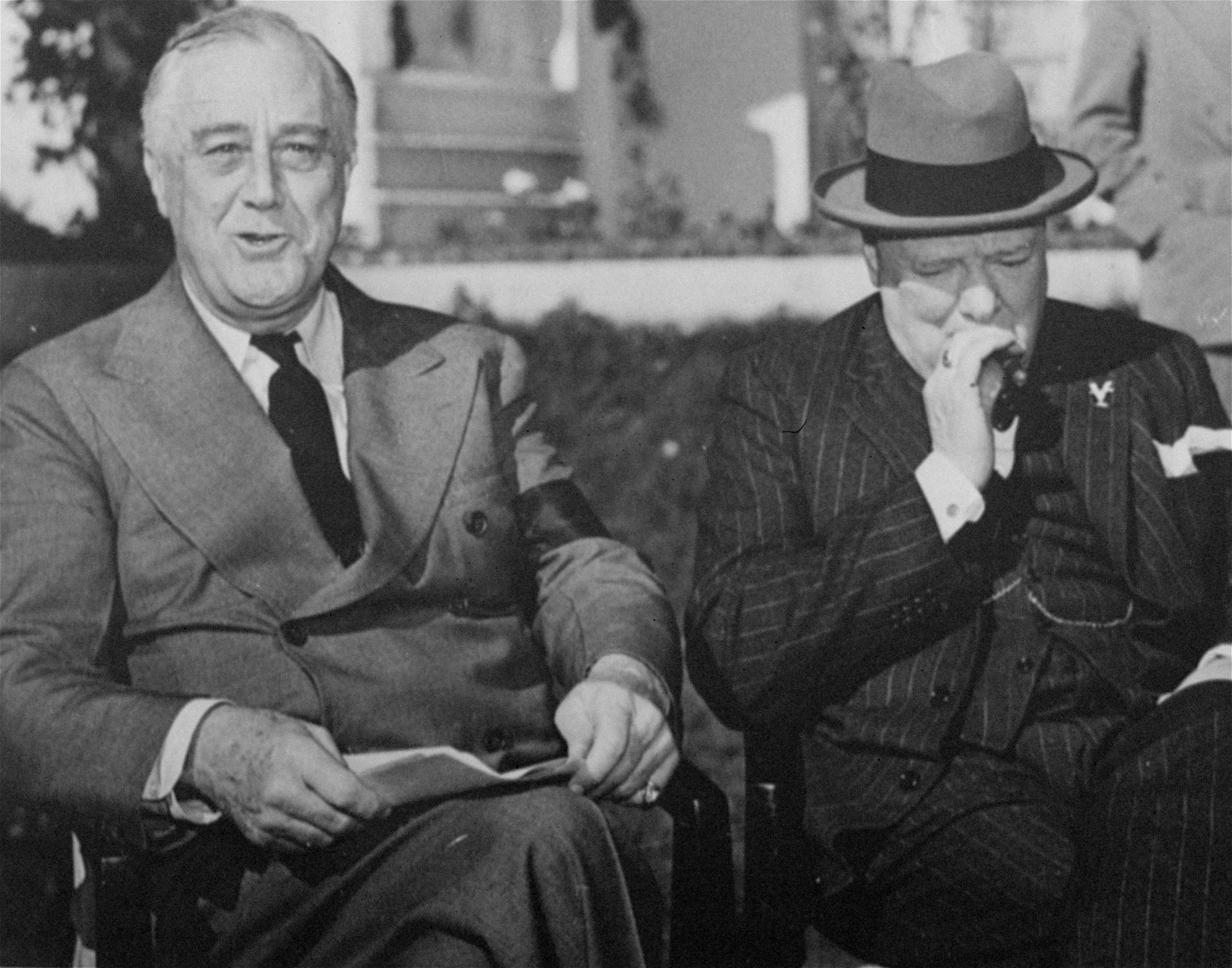 Today in history FDR is inaugurated again, in 1945