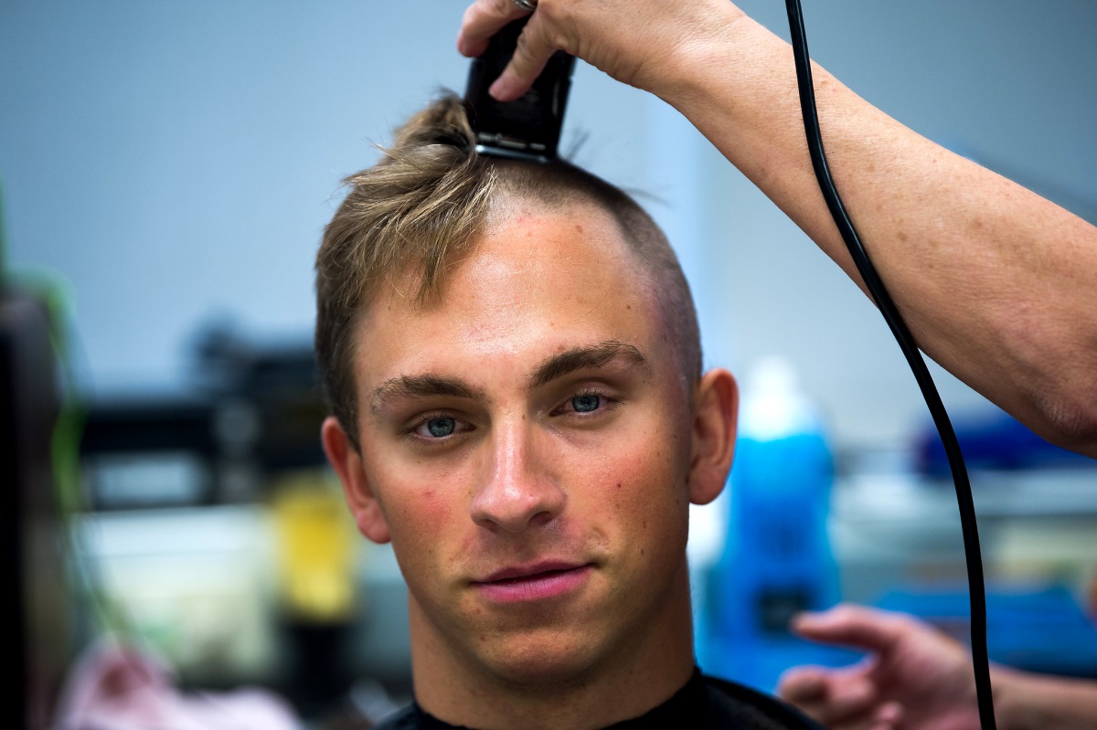 Basic cadets from the class of 2023 arrived at the U.S. Air Force Academy on June 23, 2019, to begin their journey of becoming an officer in the U.S. Air Force. (Trevor Cokley/Air Force)