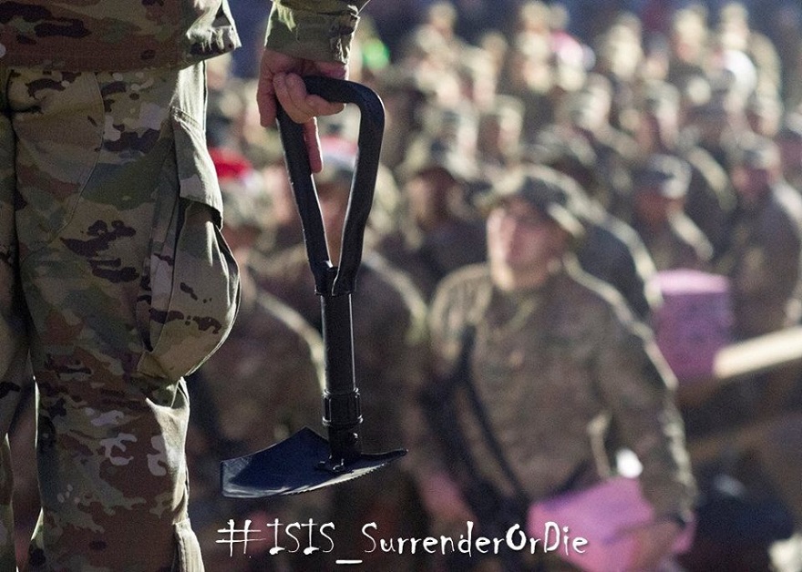 In hand-to-hand combat, no greater friend than the entrenching tool
