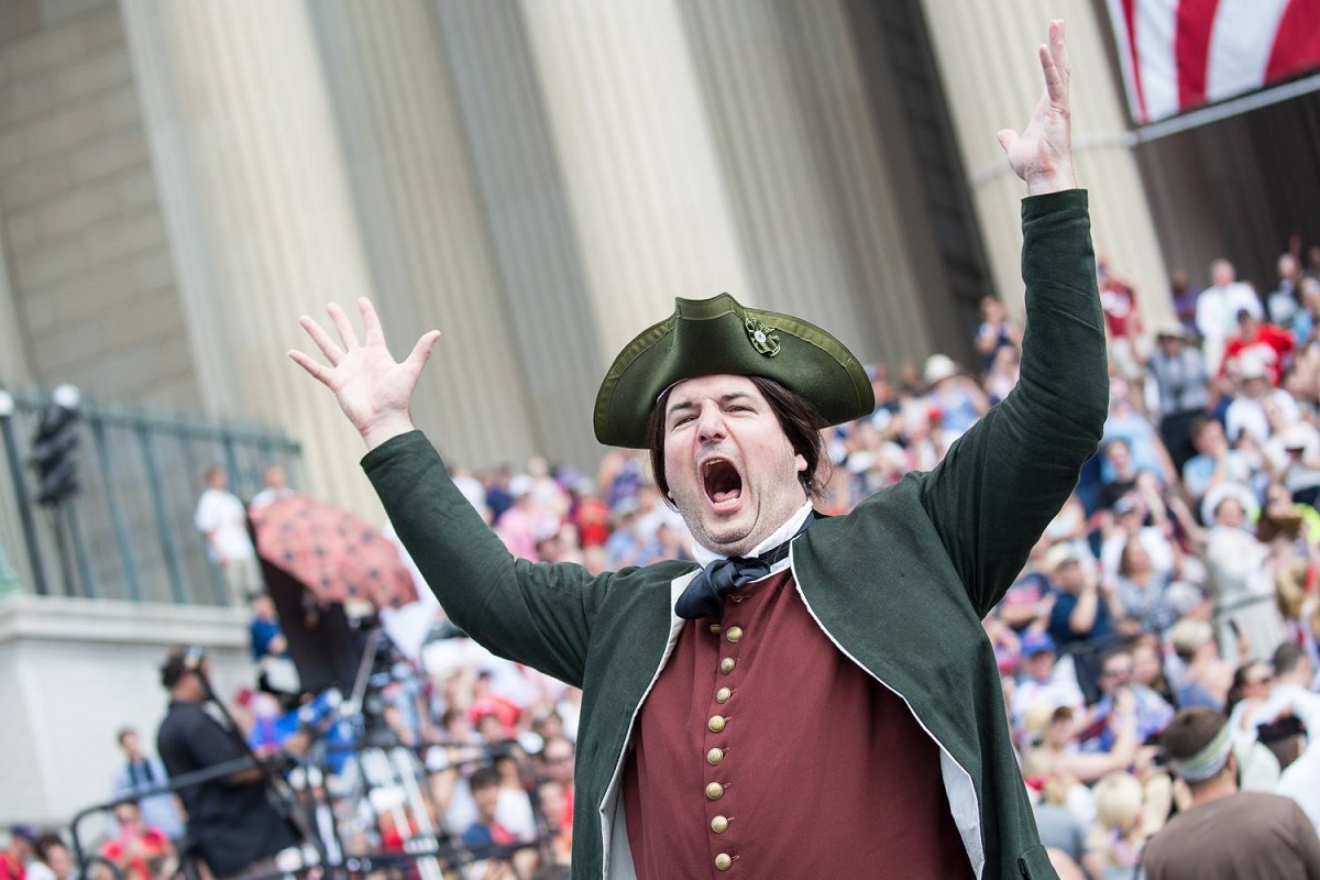 Performers at the July 4 at the National Archives 2018 celebration. (U.S. National Archives)