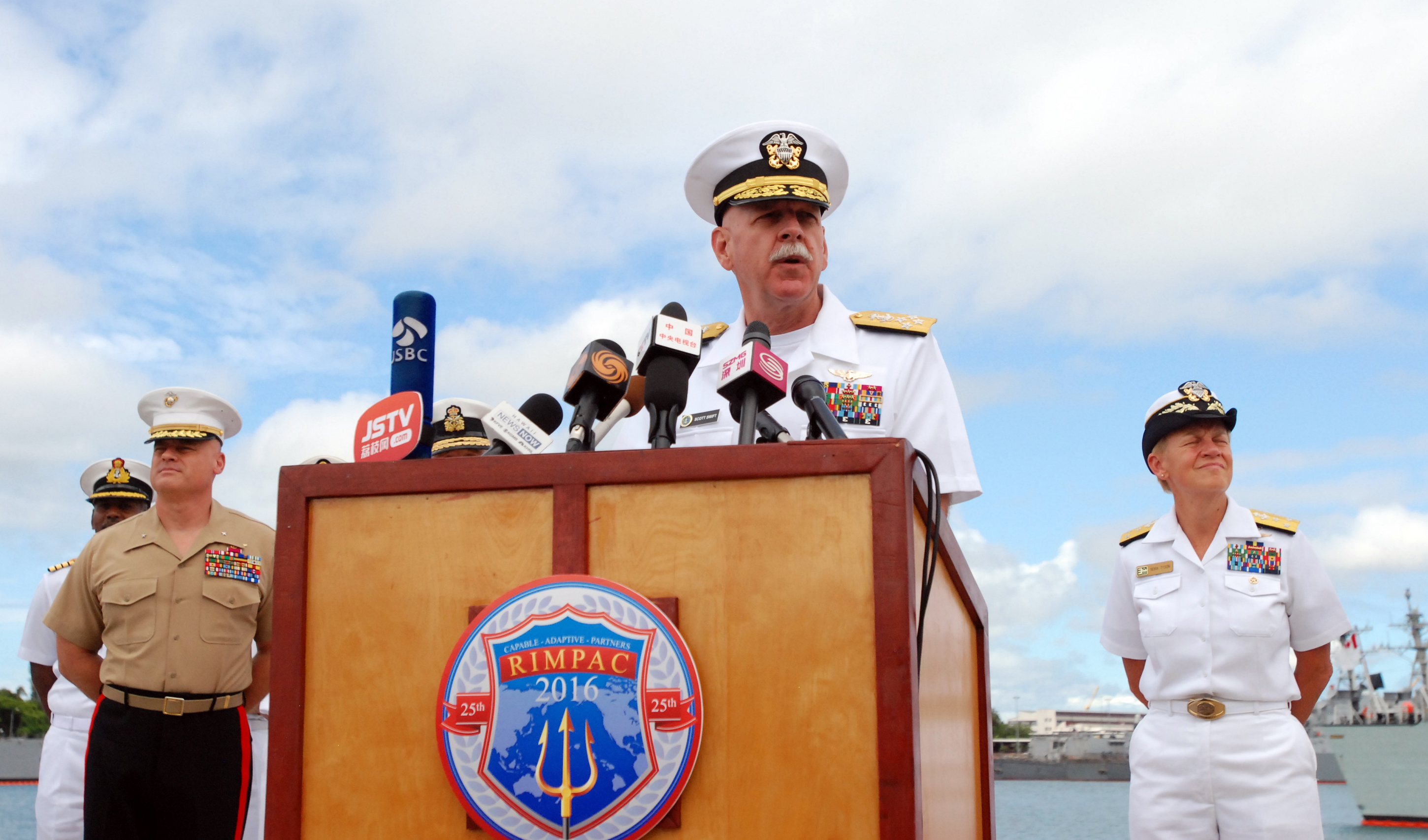 Militaries gather in Hawaii for massive maritime exercises