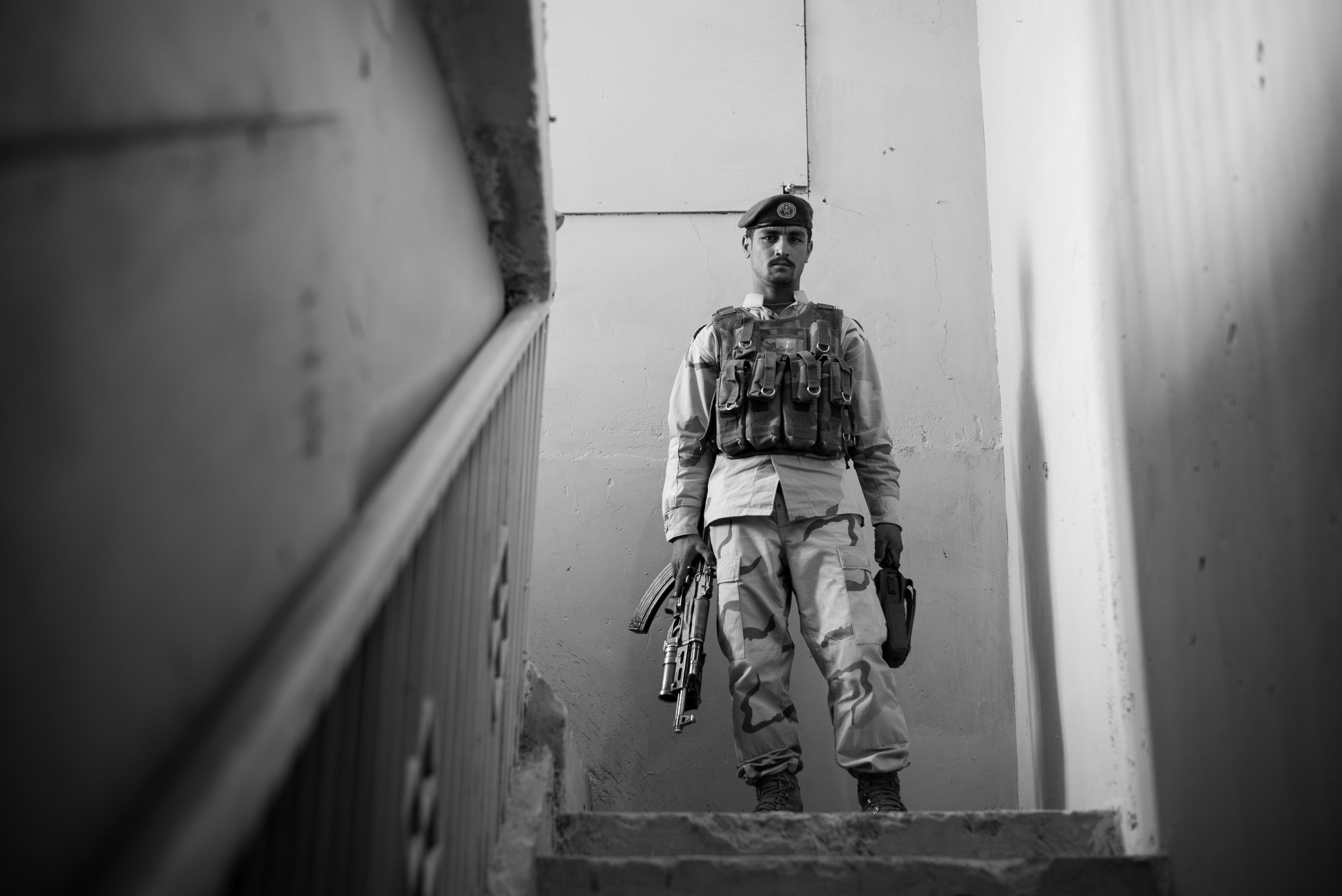 Afghanistan -- An Afghan soldier is seen in a production photo from National Geographic’s “Chain of Command.” The eight-part documentary series follows U.S. units around the world as they fight extremists from Africa to Afghanistan. Narrated by Chris Evans (“Captain America,” “The Avengers”), the series runs on Mondays at 9/8 central. (Cam Glendenning, special to Military Times/National Geographic)