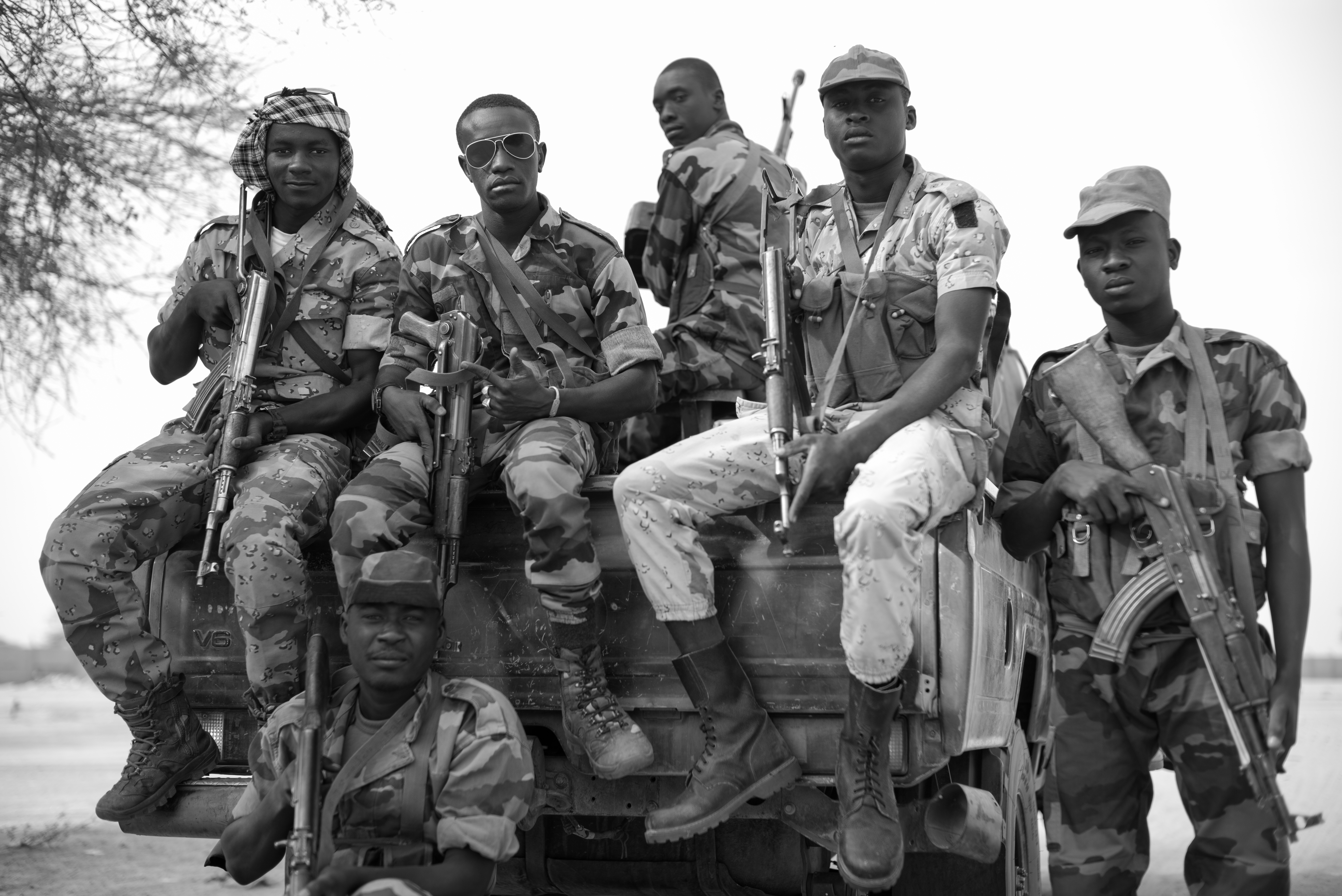 Chad -- Chadian soldiers, seen in a production photo from National Geographic’s “Chain of Command.” The eight-part documentary series follows U.S. units around the world as they fight extremists from Africa to Afghanistan. Narrated by Chris Evans (“Captain America,” “The Avengers”), the series runs on Mondays at 9/8 central. (Cam Glendenning, special to Military Times/National Geographic)