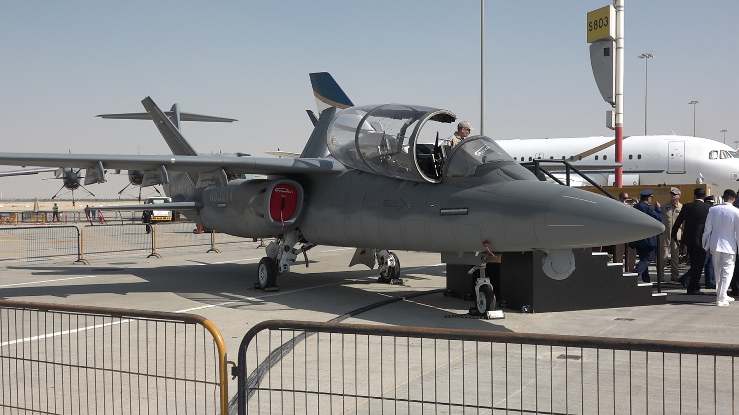 Fresh from Saudi demo, Scorpion jet shows off in Dubai